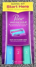 Poise Impressa Women's Bladder Supports Sizing Kit Size 1-2-3 Disposable