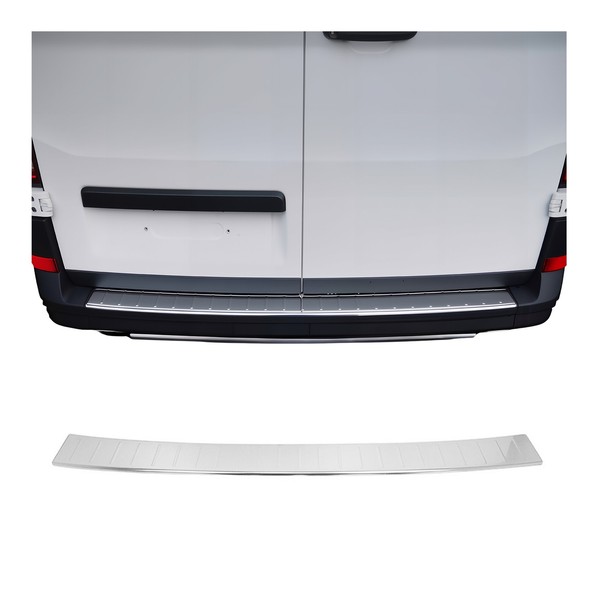 Ladekantenschutz StoßStangenschutz FüR VW Crafter 2017-2026 Edelstahl Chrom-image