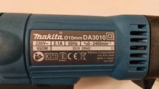 Makita DA3010 240V 2400rpm 10mm Angle Drill - Blue - chuck broken but new part