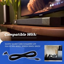 For Vizio V51 Satellite Speaker Cables M51 SB 3651 36514 4051 4251 Blue 24.4 Ft
