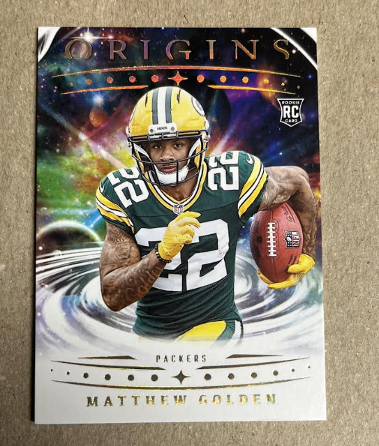 2025 Panini Origins - Rookies Matthew Golden, Matthew Golden #101 (RC)-PACKERS