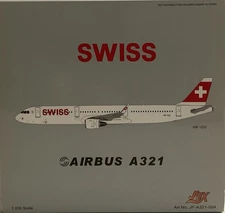 JFox/Inflight 1:200 Swiss Airlines Airbus A321 Reg: HB-100 (JF-A21-004)