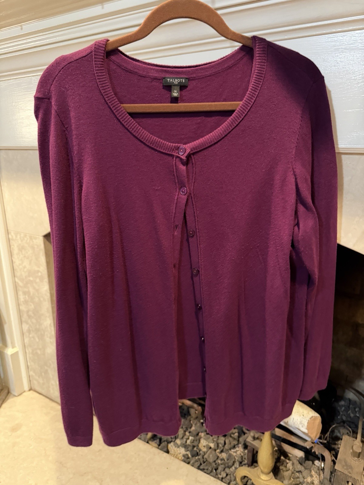 Talbots Button Front Cardigan Sweater Set Size 1X