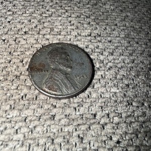 US 1943 Lincoln Steel Lincoln Wheat Penny No Mint Mark, Circulated