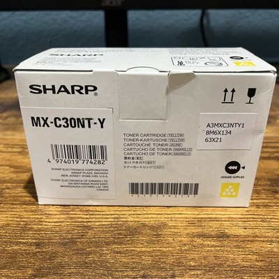 MX-C30NT-Y New Genuine Sharp Yellow Toner Cartridge for MX-C250/300P