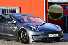 Spoilerschwert Frontspoiler +Wing aus ABS für Tesla Model 3 + Performance OEM