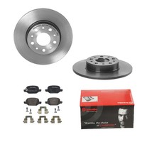 Brembo Bremsscheiben Ø251MM + BremsbelÄGe Hinten FÜR Fiat 500L Fiat