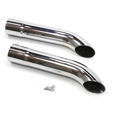 Patriot Exhaust H3818 Side Tubes Turnout Muffler Chrome 20 Inch Patriot Exhaust H3818 Side Tubes Turnout Muffler Chrome 20 Inch