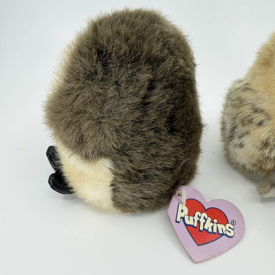 SWIBCO Vintage Puffkins 6664 SWOOP Falcon 6626 OLLY Owl Plush Tag Lot Of 2 VTG - Image 3 of 4
