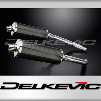 Suzuki GSXR1100 WP WR 1993-1994 Echappement KIT-Silencieux 350mm Ovale Carbone - Photo 1/3