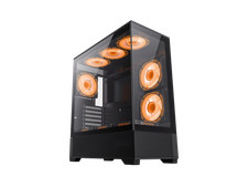 GAMEMAX VISTA AB Black USB3.0/Type C Tempered Glass Mid-tower ATX Computer Case