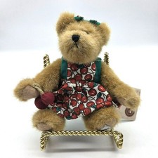 New with Tags Boyds The Head Bean Collection Teddy Bear "Kay CherryBeary"