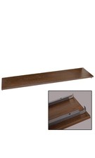 SSWBasics Boutique Vintage 48 inch Dark Walnut Shelf for Outrigger
