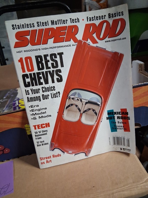 SUPER ROD 2000 AUG - #4, 409 VETTE, SD421, BLACK WIDOW, TOP CHEVYS