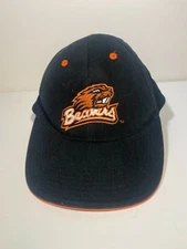 Hat Black and Orange Oregon State Beavers Ball Cap Logo