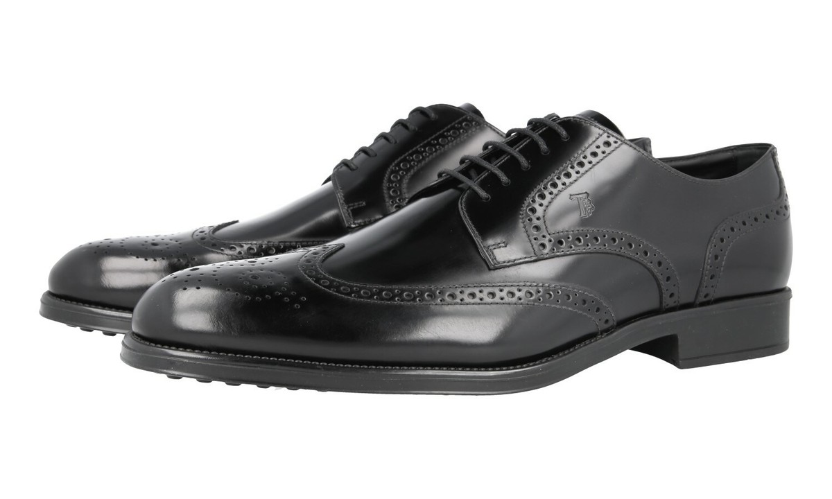 LUXURY TOD'S DERBY BUSINESS SHOES XXM0RQ00C10AKTB999 BLACK