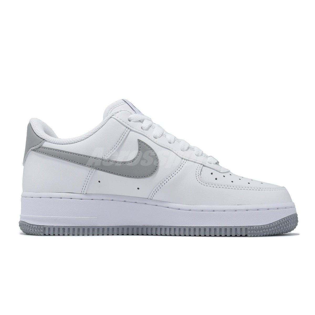 Nike Air Force 1 07 AF1 White Light Smoke Grey Men Unisex