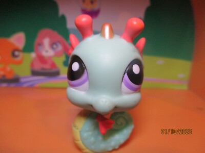 Figurine Petshop Hasbro - Hippocampe 1398, édition Spéciale Animaux Marins, Occasion
