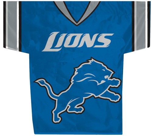 Feuille De 6 Autocollants Vinyle Du Logo Detroit Lions - NFL - Bleu - Neuf - Pour Supporter
