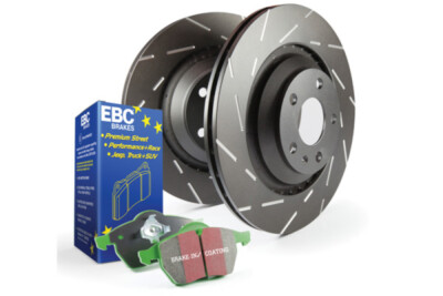 EBC Brakes S2KR2274 S2 Kits Greentuff 2000 and USR Rotors Fits 11-18 Q5 S5