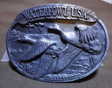 Belt Buckle - Waterfowl U.S.A. - Mallards - 1993-1994 - One of 5000 - 2.75''x2.2