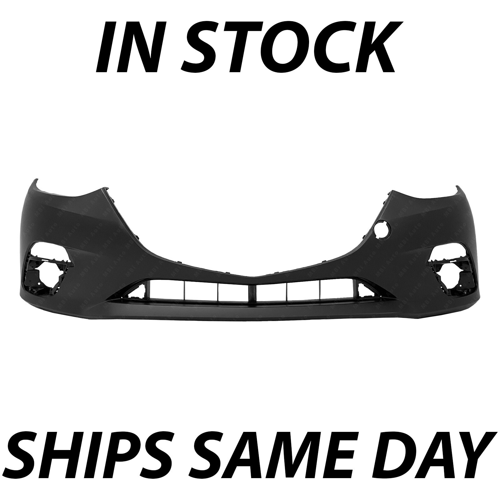 New Primered - Front Bumper Cover Fascia For 2014 2015 2016 Mazda 3 14-16
