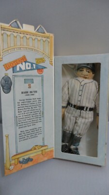 hallmark babe ruth collectible doll 1979