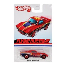 HOT WHEELS Blvd. Bruiser Red Car Flying Customs Target GJX04 2020