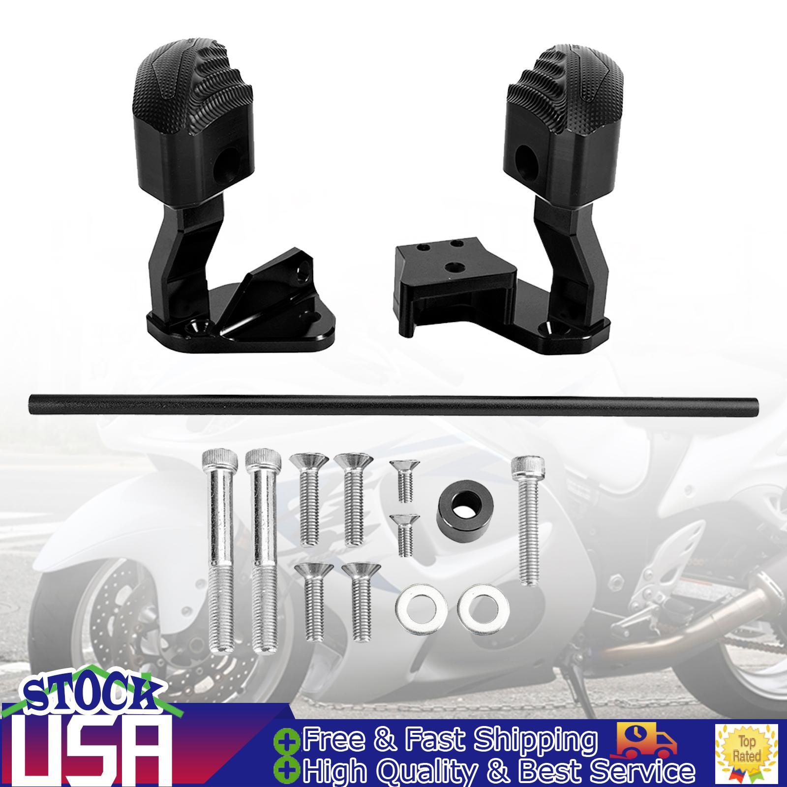 Engine Guards Protective Pad Engine Slider Black Fits For Suzuki Gsxr1300 21-23