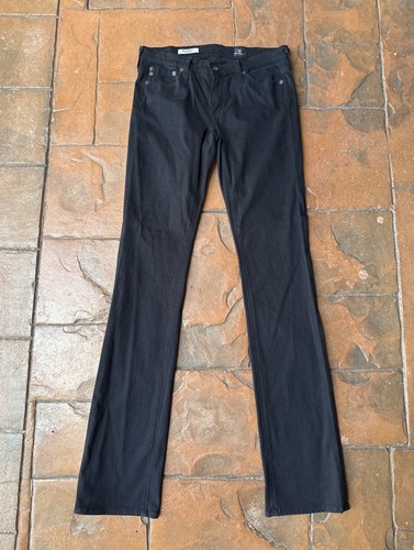 AG Adriano Goldschmied The Ballad Slim Boot Jeans Damen 27R Schwarz Boho