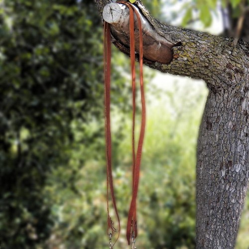 Rick Wheat Nouvel Headstall Training Bitless Bosal Hackamore with Split Reins - Picture 7 of 9