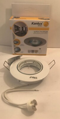 Kanlux LUTO CTX-DT2B-W 12V LED Gx5,3 Deckenbeleuchtung Punktmontage weiß (M308)