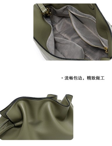 Damen Echtleder Handtasche Umhängetasche Handtasche Beuteltasche Hobo Schulter Bucket Bag - Bild 10 von 14