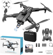 1080P HD FPV Foldable Drones with Brushless Motors, Wi-Fi RC Quadcopters Featuri