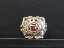 New 925 Sterling Silver Red Garnet Root chakra