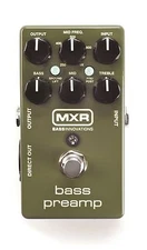 Used MXR M81 Bass PreAmp Bass Guitar Effects Pedal Pre Amp