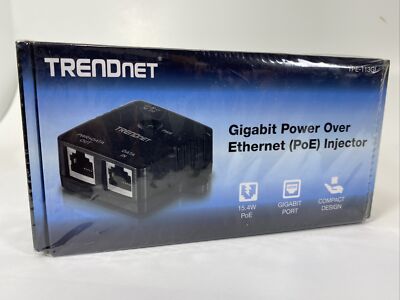 TRENDnet Gigabit PoE Injector TPE-113GI - NEW (Sealed)