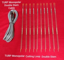4A CUTTING LOOP DOUBLE STEM 10PCS +  MONOPOLAR TURP  DOUBLE STEM CABLE 1PC