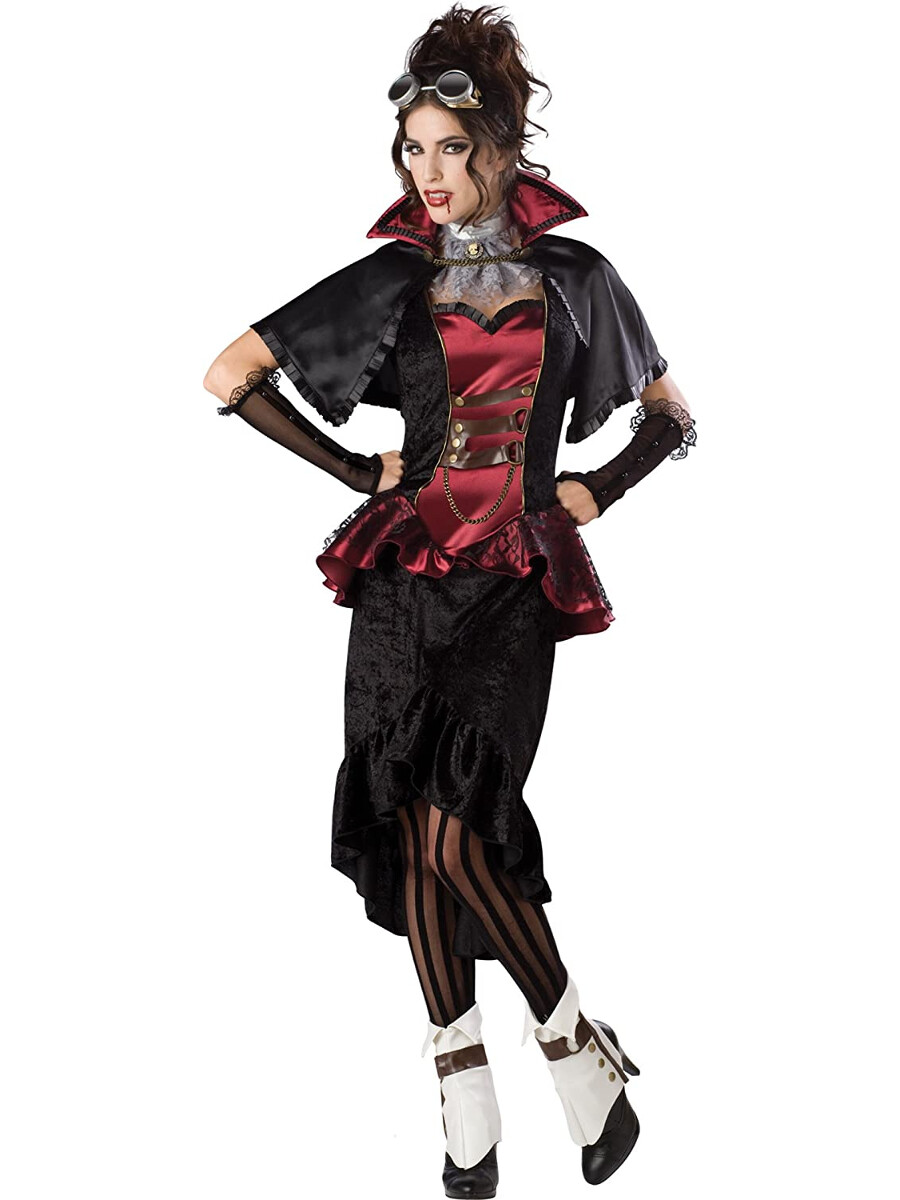 その他 Vampire Goth Steampunk Costume Party Incharacter Deluxe Men's Size Medium Steampunk Gothic Victorian