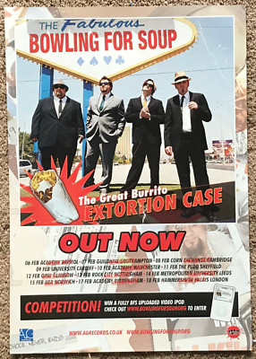 BOWLING FOR SOUP - ALBUM / TOUR DATES 2007 Full page UK magazine ad