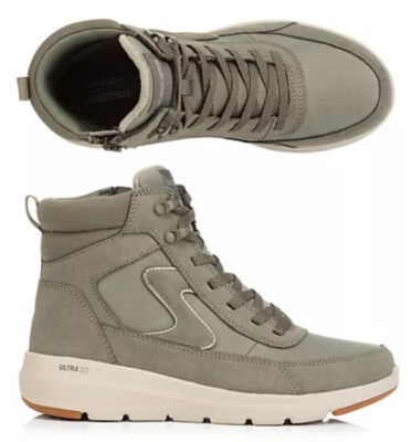 SKECHERS Sneaker Boot Glacial Ultra 3M Scotchgard  ULTRA GO  Polsterung Gr.42 OL
