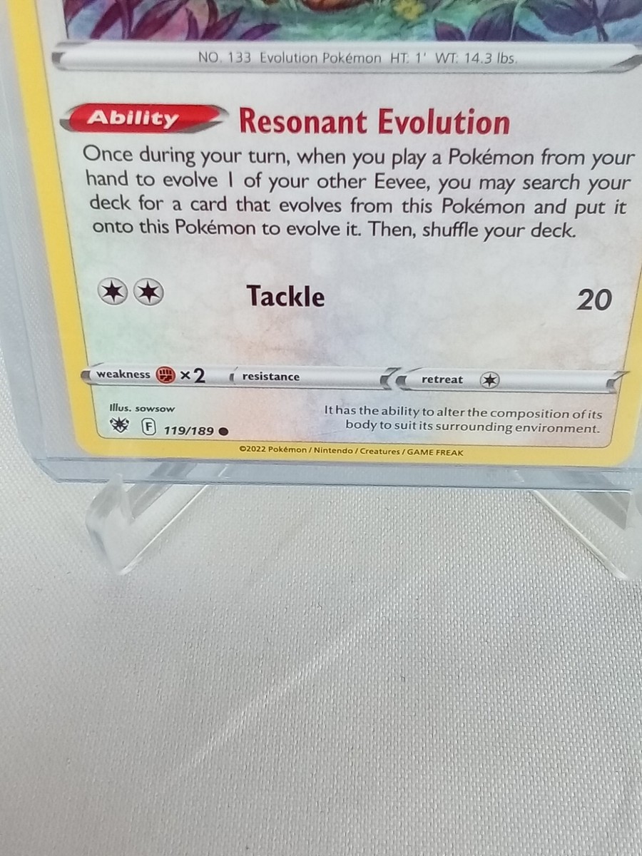 Eevee Hp 50 #119 Pokémon Card 2022 | eBay Eevee Hp 50 #119 Pokémon Card 2022 | eBay