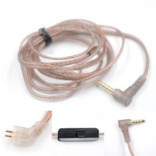 OFC Upgrade Cable Earphone Replacement Cable 0.75mm -Plated K2N9