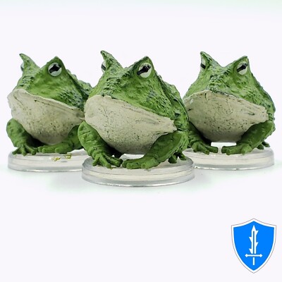 Giant Frog x3 - Quests from the Infinite Staircase #7 D&D Icons of the Realms