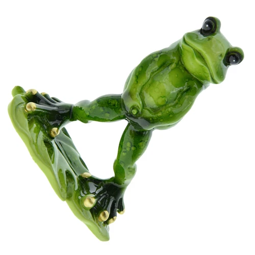 Resin Funny Peeing Frog Decorative Ornaments Garden Statue Figure Decoration - Picture 5 of 13