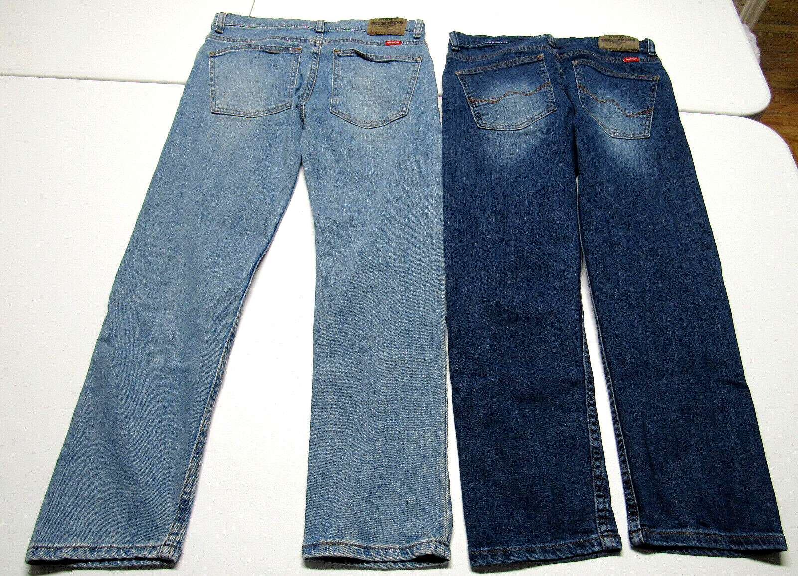 Lot of 4 Pair Boys Jeans Size 12 Husky / 12 Plus Slim Fit & Tapered Gap Wrangler