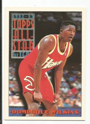 DOMINIQUE WILKINS 1993-94 STADIUM CLUB FREQUENT FLYERS CARD NEAR MINT CONDITION