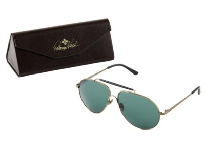 Patricia Nash Eyewear Gloria Aviator Sunglasses-NEW-Gold  display picture 3