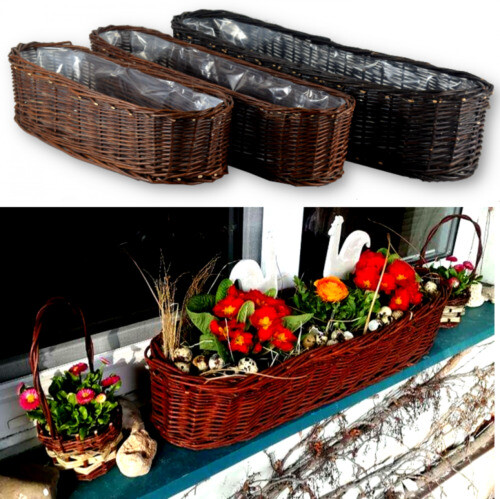 Hochbeet Weide Kruterbeet Pflanzbeet Blumenkasten 100x40x40cm mit  Pflanztasche | eBay.de