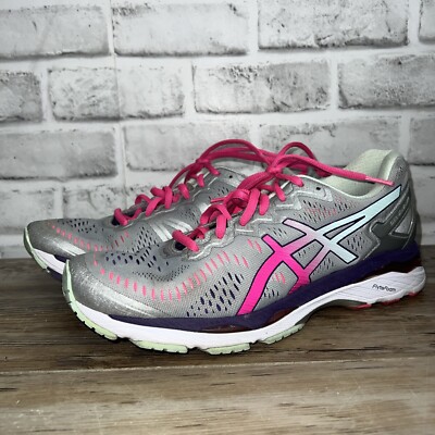 Asics Gel Kayano Pink Lace Up Athletic Shoes Womens Size 10 42